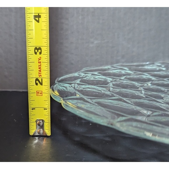 Vintage Indiana Glass Clear Constellation Footed Cake Stand 13" - Picture 5 of 7